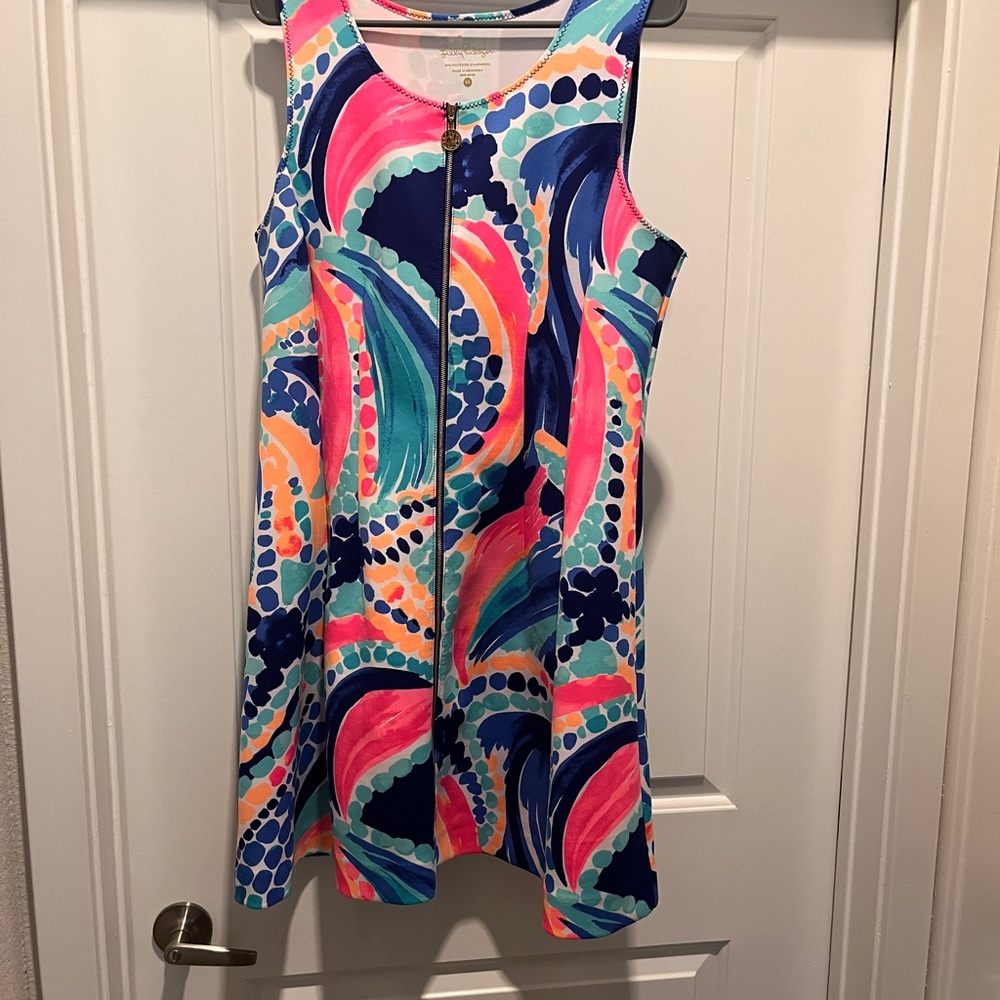 Lilly Pulitzer Scuba Colorful Sleeveless Dress